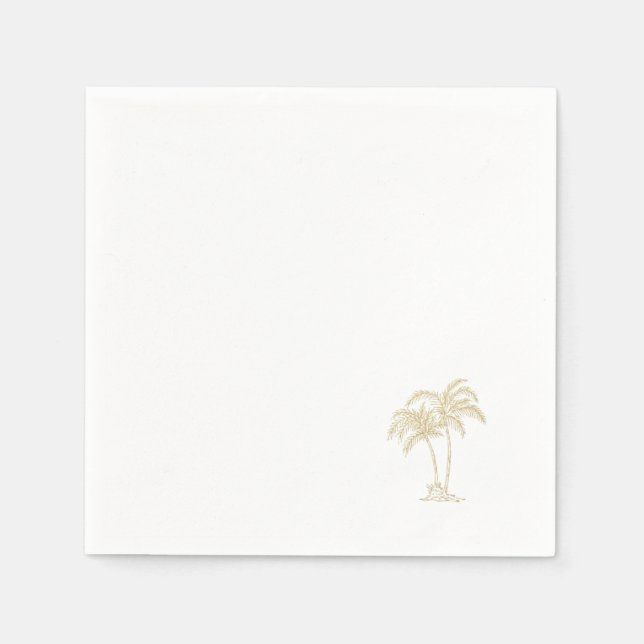Goldene Palme  Serviette (Vorderseite)
