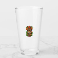 Goldene Palmenkrone Tiki-Glas-Tasse