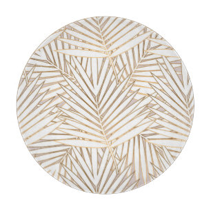 Goldene Palmwedel: Art Deco. Schneidebrett