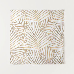 Goldene Palmwedel: Art Deco. Wandteppich