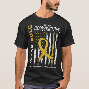 Goldene Patentochter Bewusstsein für Kinderkrebs A T-Shirt