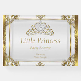 Goldene Perl Princess Baby Dusche Gästebuch