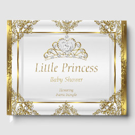 Goldene Perl Princess Baby Dusche Gästebuch