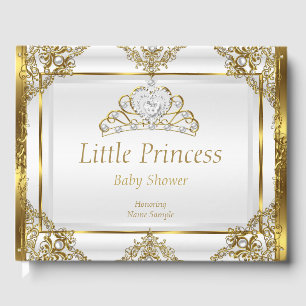 Goldene Perl Princess Baby Dusche Gästebuch