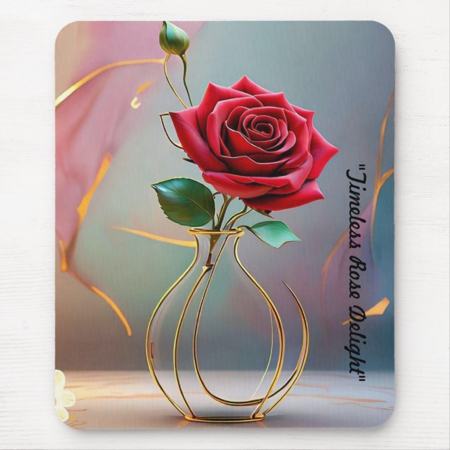 ‚Goldene Petal‘ Mousepad (Vorne)