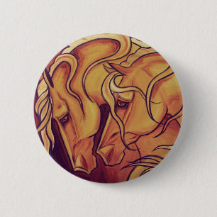 Goldene Pferde Button