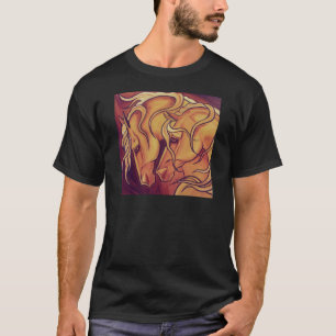 Goldene Pferde T-Shirt