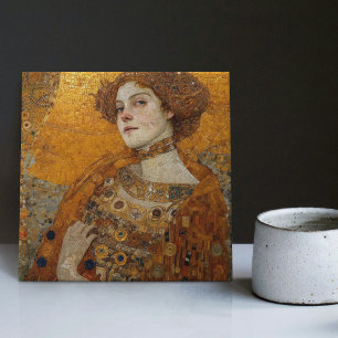 Goldene Phase Gustav Klimt Mosaik Edwardianische F Fliese