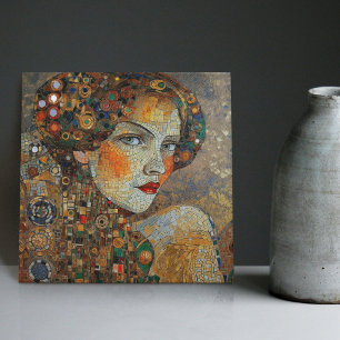 Goldene Phase Gustav Klimt Mosaik Edwardianische F Fliese