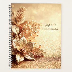 Goldene Poinsettie Planer