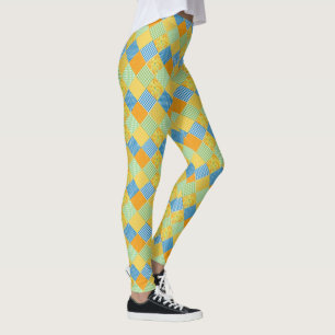Goldene Produktfamilie Imitate Patchwork für indiv Leggings