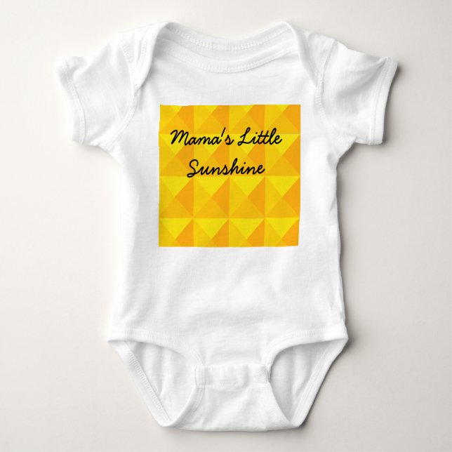 Goldene Pyramiden Baby Strampler (Vorderseite)