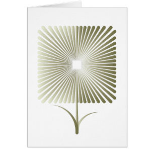 Goldene quadratische Blume