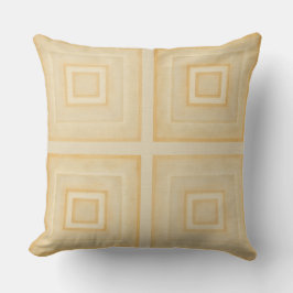 Goldene Rahmengeometrie Kissen