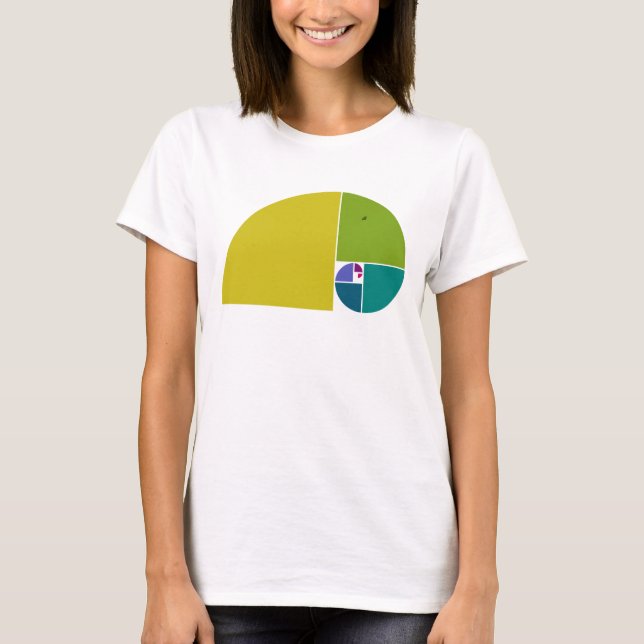 Goldene Ratio Elephant - Fibonacci Spiral 1 T-Shirt (Vorderseite)