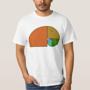 Goldene Ratio Elephant - Fibonacci Spiral 2 T-Shirt