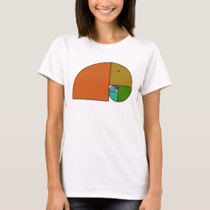 Goldene Ratio Elephant - Fibonacci Spiral 2 T-Shirt