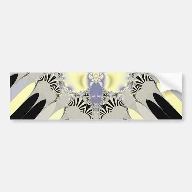 Goldene Rays Autoaufkleber (Vorne)