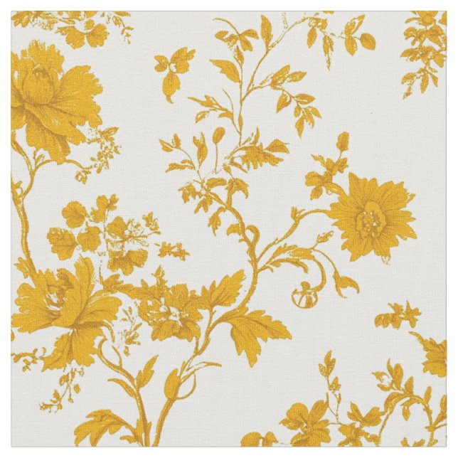 Goldene Rebe Toile Stoff (Nahaufnahme)