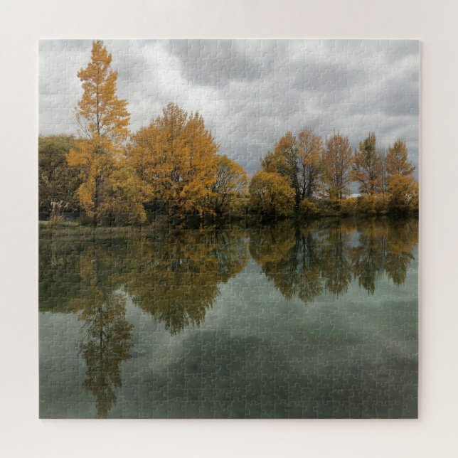 goldene Reflexionen Puzzle (Horizontal)