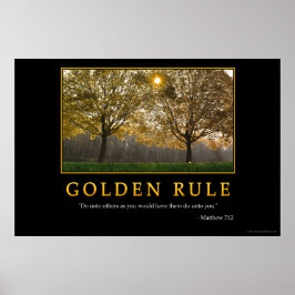 Goldene Regel Poster