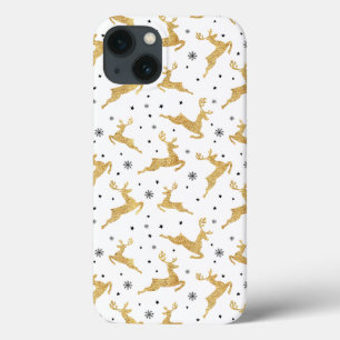 Goldene Rentiere Case-Mate iPhone Hülle