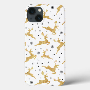 Goldene Rentiere Case-Mate iPhone Hülle