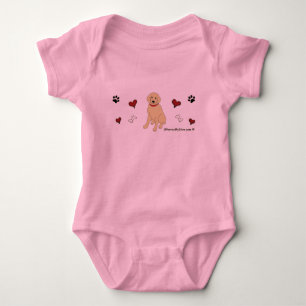 Goldene Retriever Baby Strampler