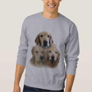 Goldene Retriever-fabelhaftes Gesichts-Sweatshirt Sweatshirt