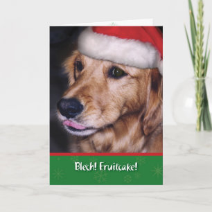 Goldene Retriever - Funny Christmas Feiertagskarte