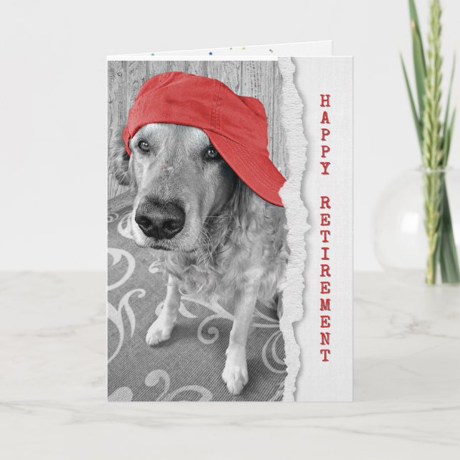 Goldene Retriever Karte (Vorderseite)