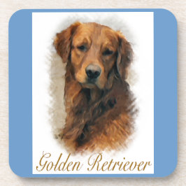 Goldene Retriever Kunst Getränkeuntersetzer