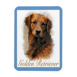 Goldene Retriever Kunst Magnet