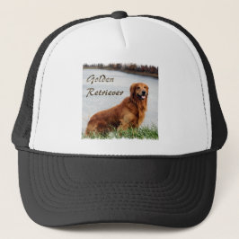 Goldene Retriever Kunst Truckerkappe