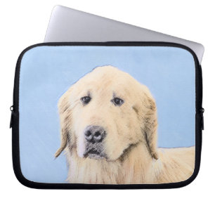 Goldene Retriever Malerei - Niedliche Original Dog Laptopschutzhülle