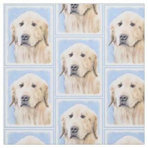 Goldene Retriever Malerei - Niedliche Original Dog Stoff