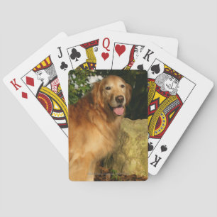 Goldene Retriever Panting Spielkarten