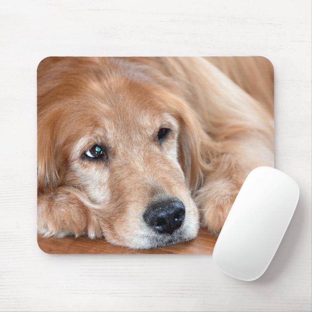 Goldene Retriever-Schließung Mousepad (Mit Mouse)