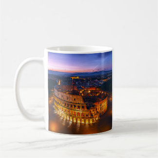 Goldene römische Kolosseum-Herrlichkeit Kaffeetasse
