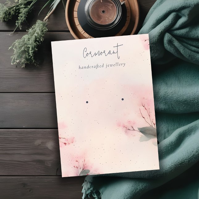 Goldene Rosa Blütenstrophe Visitenkarte (Von Creator hochgeladen)