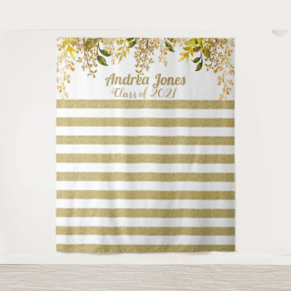 Goldene Rose Abschluss-Tapete Wandteppich