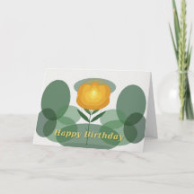 Goldene Rose Alles Gute zum Geburtstag