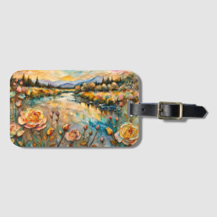Goldene Rose Bergsee-Zauber Gepäckanhänger