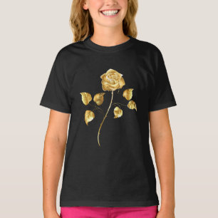 Goldene Rose ( gold rose ) T-Shirt