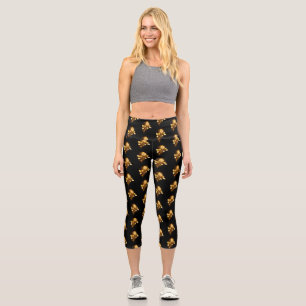 Goldene Rose (goldene Rose) Capri Leggings