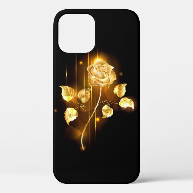 Goldene Rose (goldene Rose) Case-Mate iPhone Hülle (Rückseite)