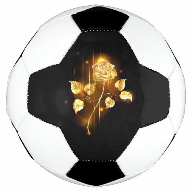 Goldene Rose (goldene Rose) Fußball (Vorderseite)