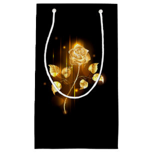 Goldene Rose (goldene Rose) Kleine Geschenktüte