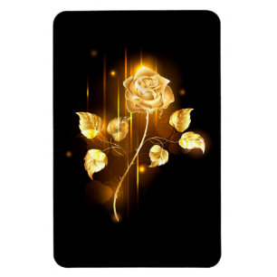 Goldene Rose (goldene Rose) Magnet