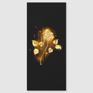 Goldene Rose (goldene Rose) Magnetkarte